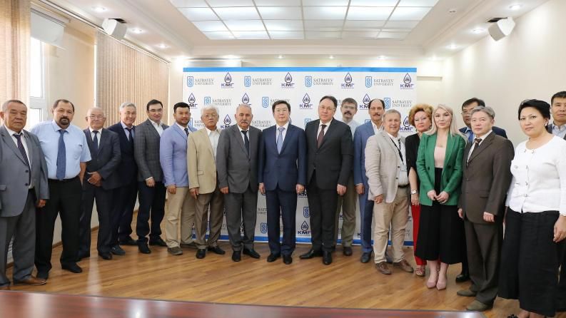 Сәтбаев университетінің ректоры «КМГ Инжиниринг» басшыларымен кездесті