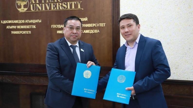 Между Satbayev University и Атырауским университетом имени Х.Досмухамедова заключен меморандум о сотрудничестве