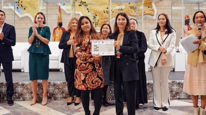 Преподаватель Satbayev University награждена сертификатом Общенационального конкурса «Born Nomad – Power Award» 2022