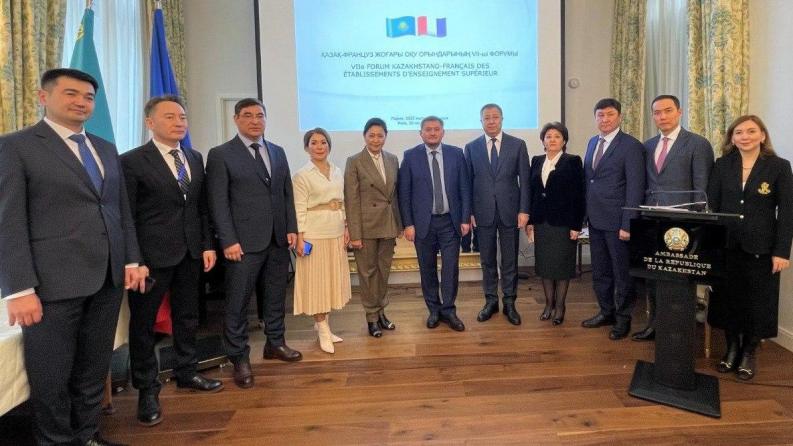 Делегация Satbayev University посетила Париж в рамках официального визита главы государства