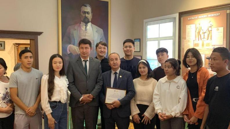 Сәтбаев университетінің бірінші курс студенттері А. Байтұрсынов атындағы мұражай-үйінде болды