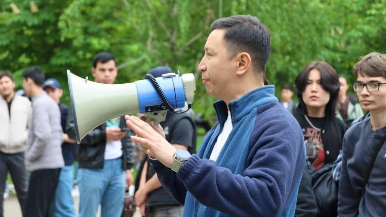 Satbayev University’s students and staff took part in citywide seismic training