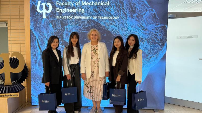 NAWA grant opened the doors to the European scientific community for Satbayev University students and a professor