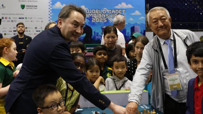 Satbayev University’s Rector opened the World Chess Championship in Almaty