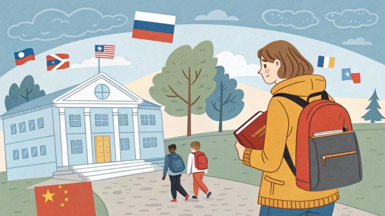 Students and staff members are invited to study foreign languages