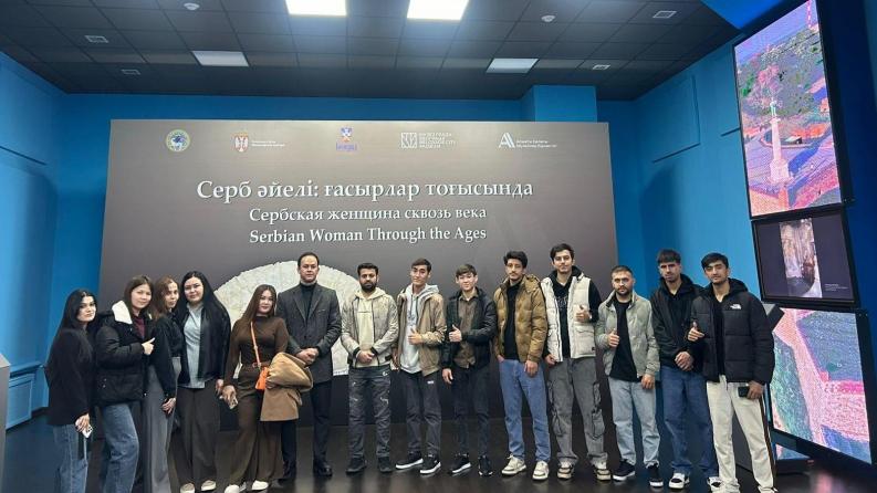 Республика күні мерекесі қарсаңында Сәтбаев университетінің студенттері Алматы қалалық музейіне барды
