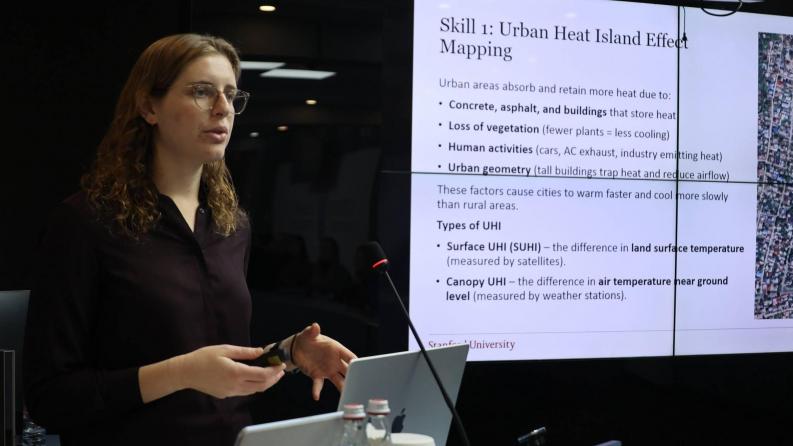 NATGEO Qazaqstan Satbayev University Club presented a series of master classes by National Geographic researcher Lisa Goldberg