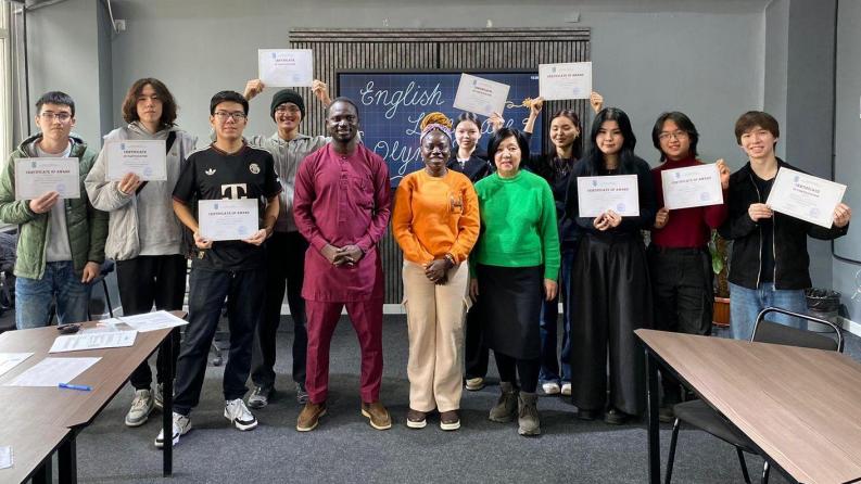 The annual English Language Olympiad concluded at Satbayev University