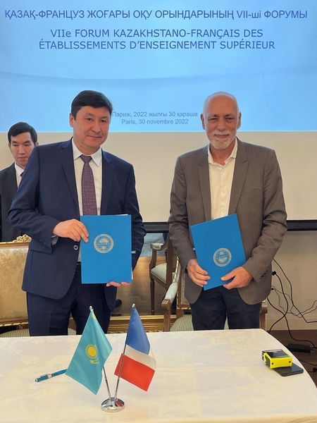 Делегация Satbayev University посетила Париж в рамках официального визита главы государства