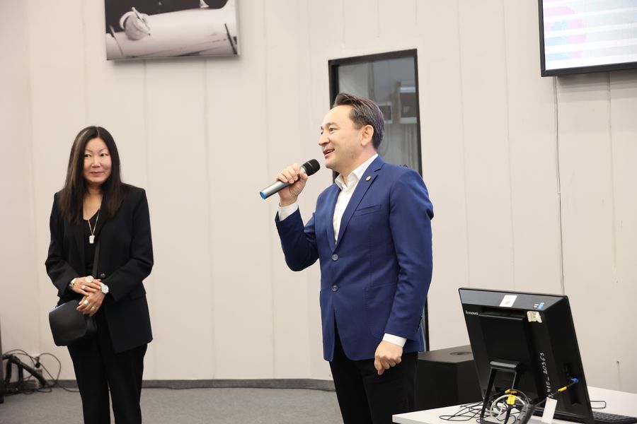 Auditorium named after Academician Ye. Shaikhutdinov has been opened at Satbayev University