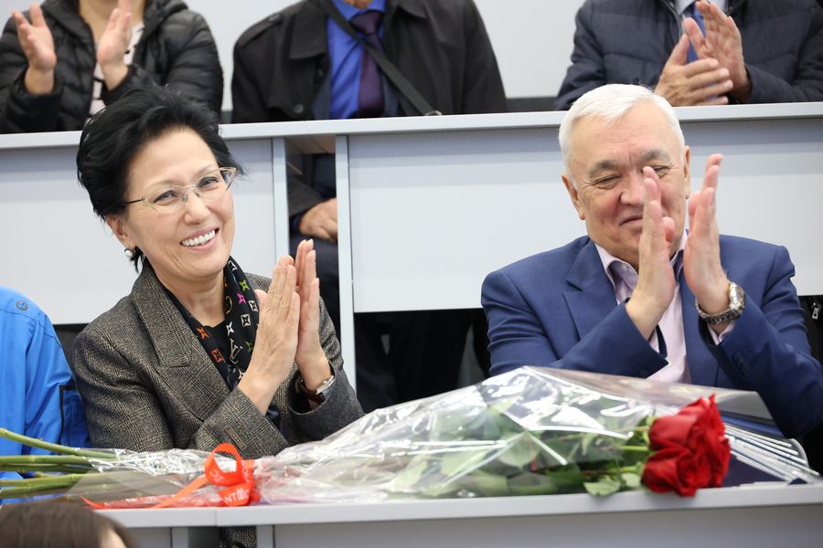 Auditorium named after Academician Ye. Shaikhutdinov has been opened at Satbayev University